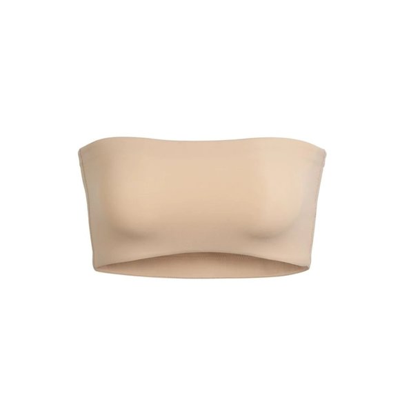SKIMS FITS EVERYBODY CLAY BEIGE BANDEAU BRAS size S - Picture 1 of 6